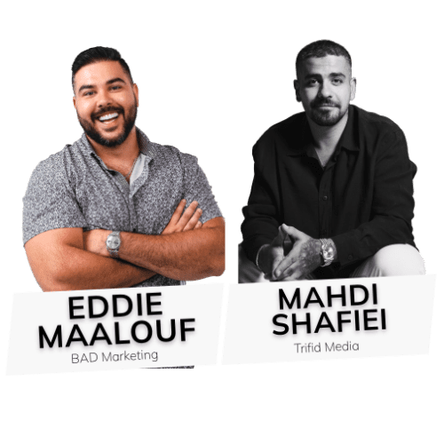 Eddie and Mahdi Edie Maalouf and Mahdi Shafiei